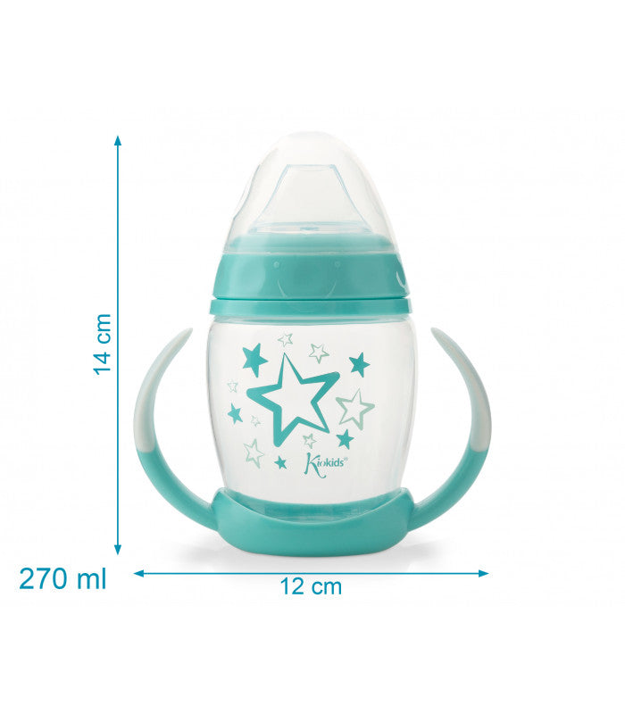 Tazza Apprendimento Stelle Step 1 Azzurra - Kiokids