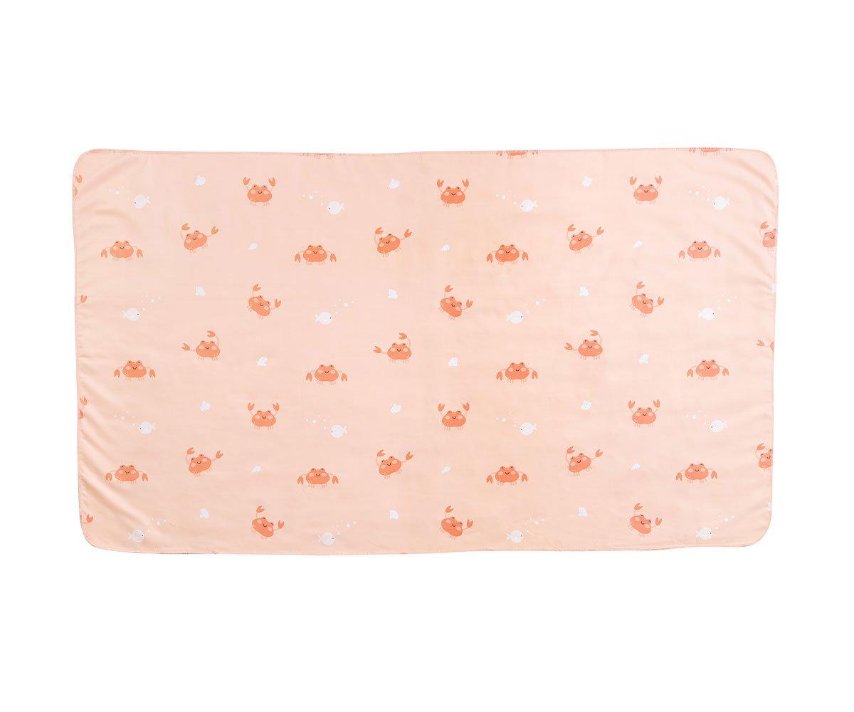 Telo Microfibra Crab Coral