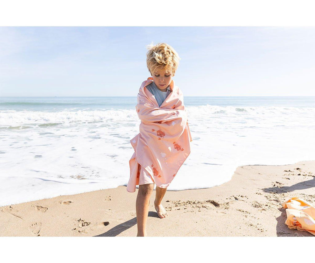 Telo Microfibra Crab Coral