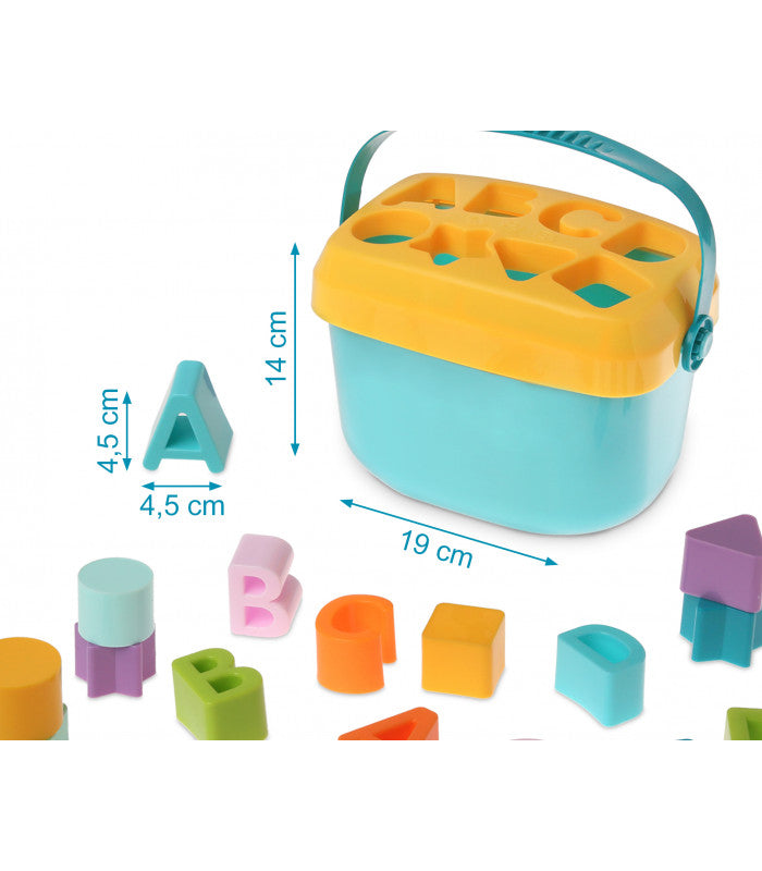 Cubo Attività Con Lettere E Forme Geometriche