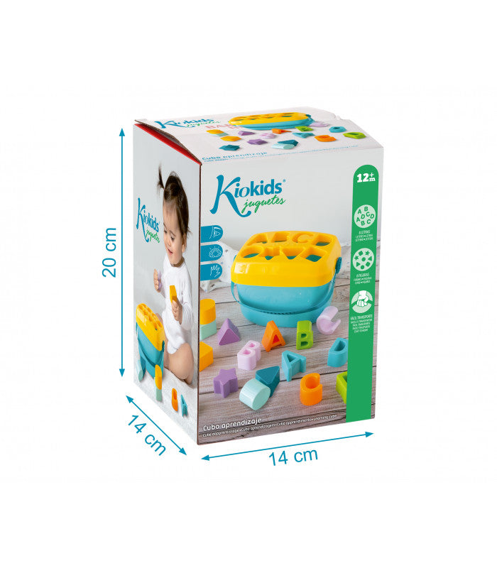 Cubo Attività Con Lettere E Forme Geometriche