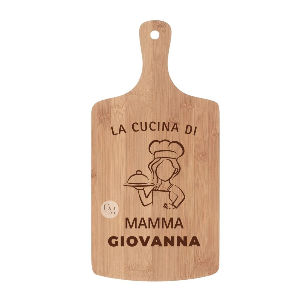 Tagliere "La Cucina di Mamma" Personalizzato con Nome