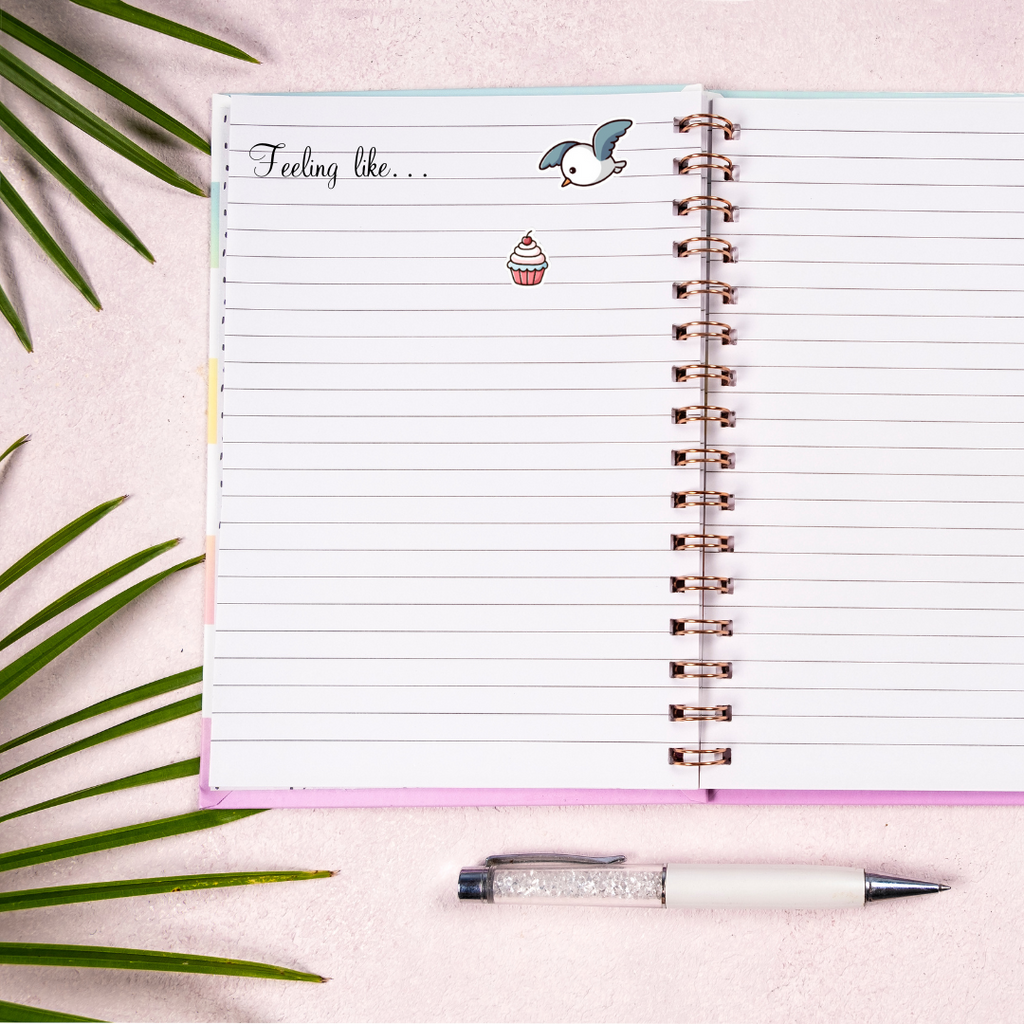 Set Stickers Musini Mare - 20 Adesivi Su Carta Fotografica Lucida/