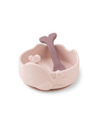 Set Svezzamento Ciotola e Cucchiaino Wally Rosa