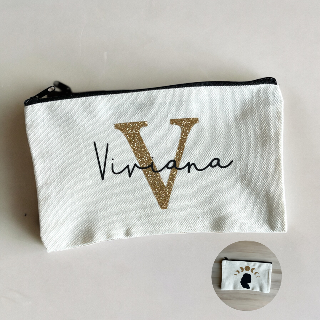 Pochette Personalizzata Con Nome E Fasi Lunari