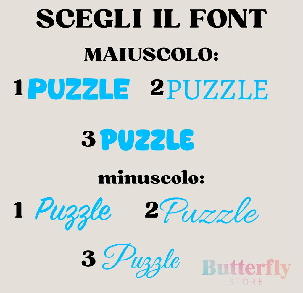 Etichette in Legno Personalizzate Per I Giochi Dei Bambini – Set da 6 o 12 con biadesivo