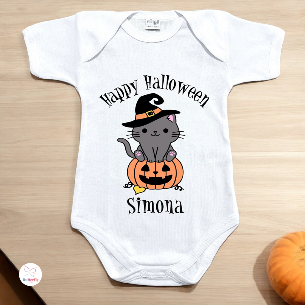 Baby Body Happy Halloween - Con Nome