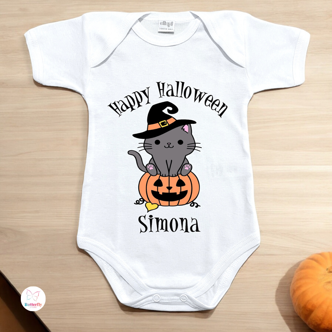Baby Body Happy Halloween - Con Nome