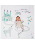 Coperta Complimese Neonato Something Magical + 14 Cards - Personalizzabile