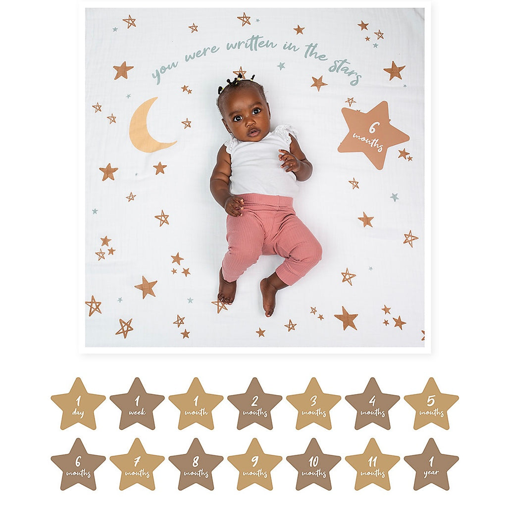 Coperta Complimese Neonato Written in the Stars - Personalizzabile