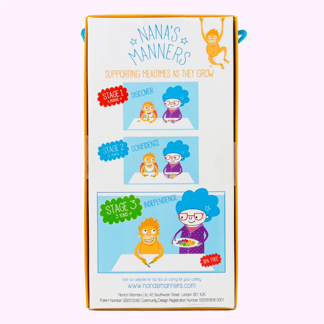 Posate Per Bambini - Fase 3 - Viola