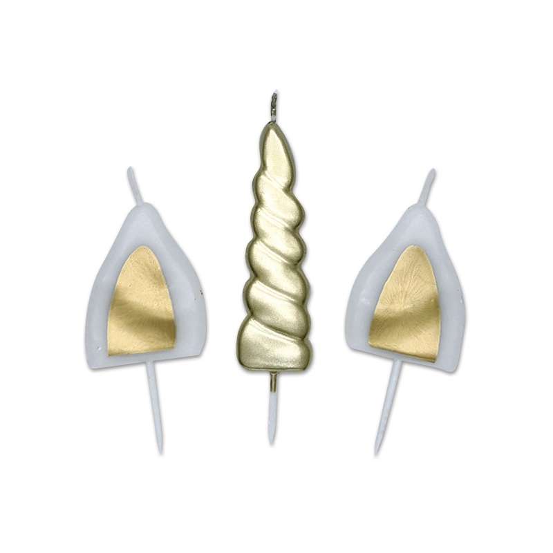 Set Candeline picks Unicorno "Unicorn" 3pz